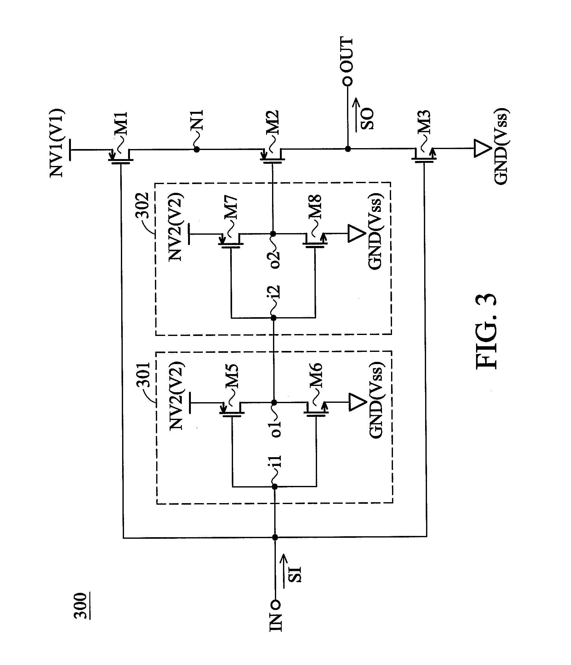 Protecting circuit and control circuit for reducing leakage current