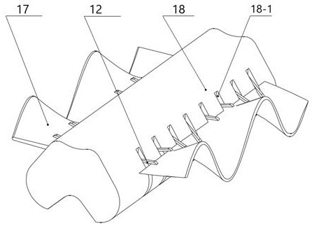 Flexible fin wave propulsion amphibious bionic robot