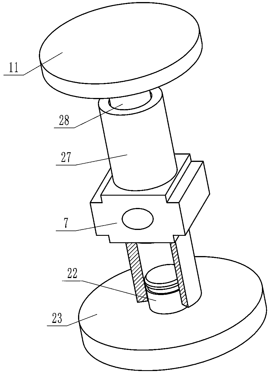 Auxiliary training device for rehabilitation of upper-limb muscles