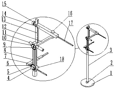 Guiding device for placement of proximal femoral nails