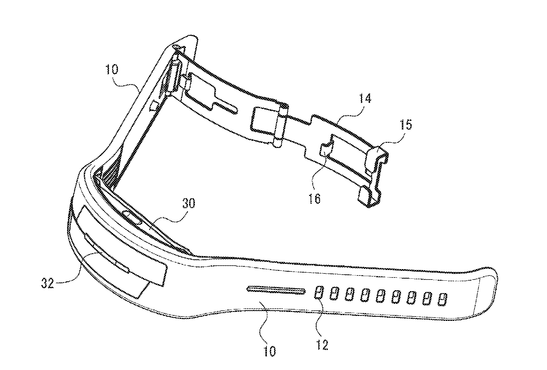 Biological information measuring module and biological information measuring apparatus