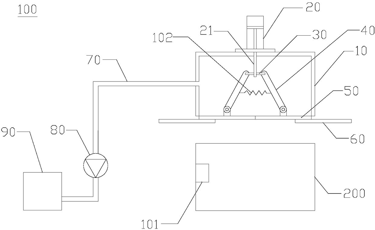 Dust integrated house device