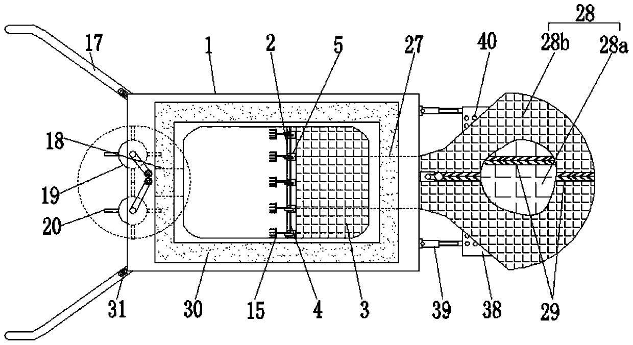 Composite water surface garbage removing device