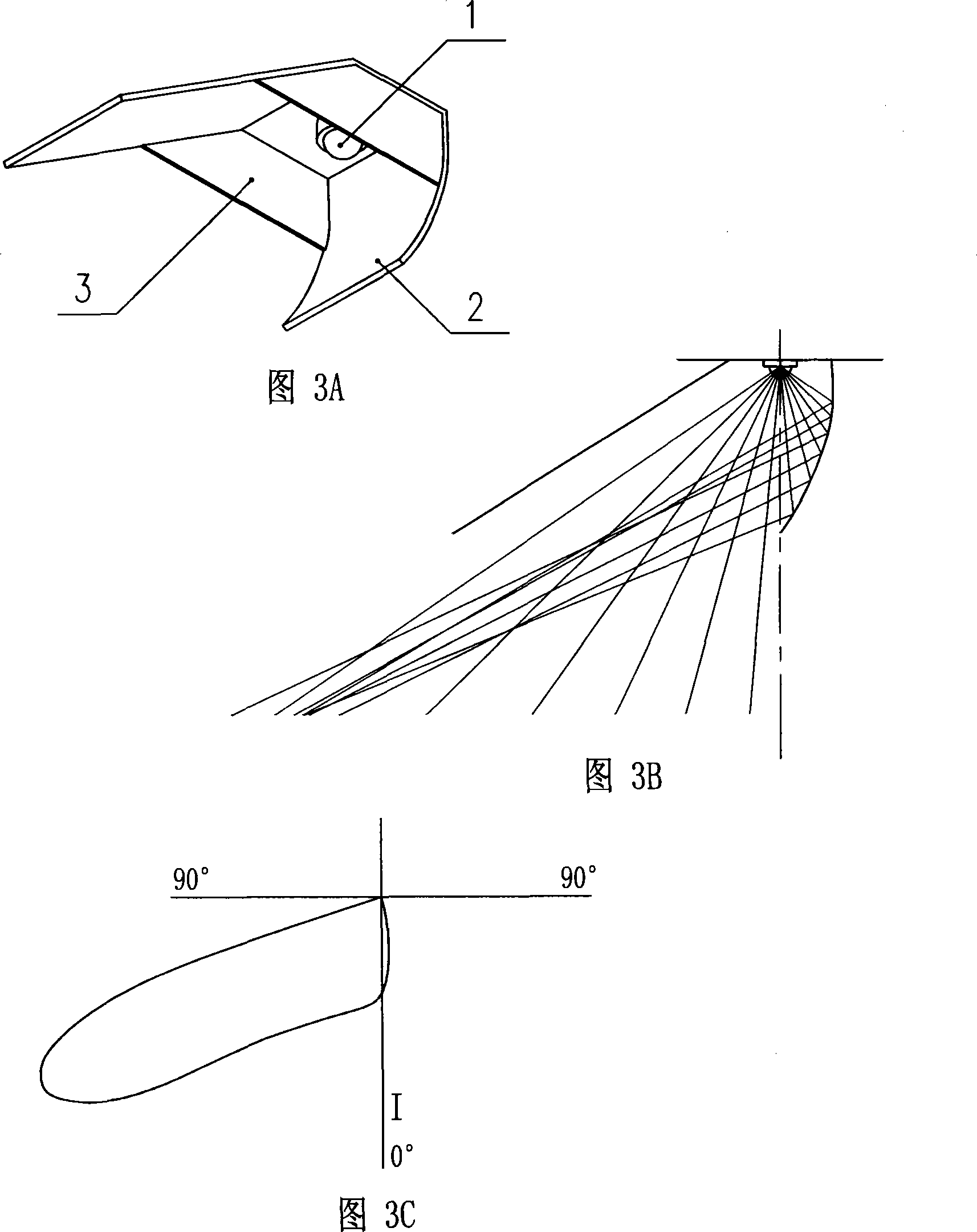 Anti-dazzle LED illumination device