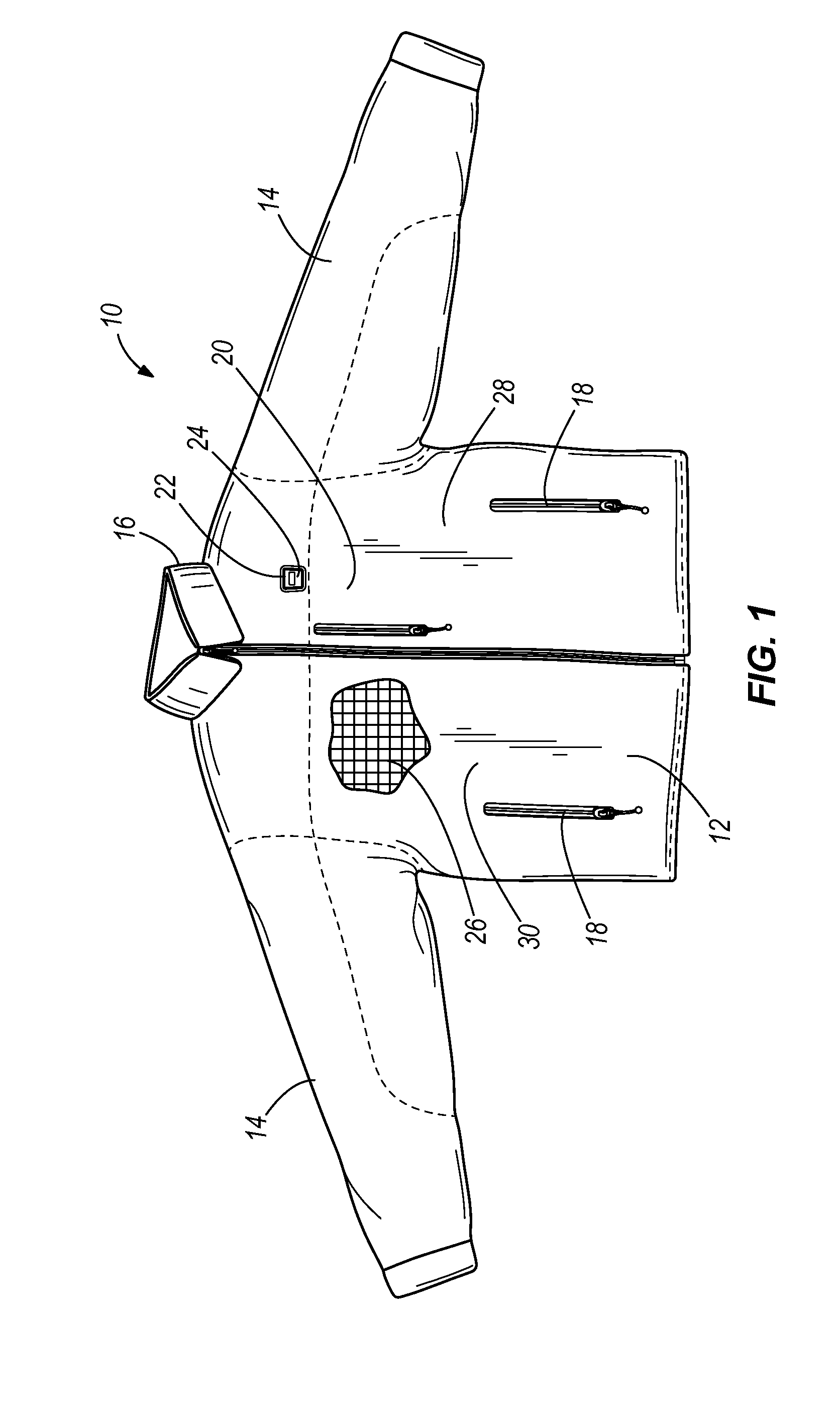 Electrically heated garment