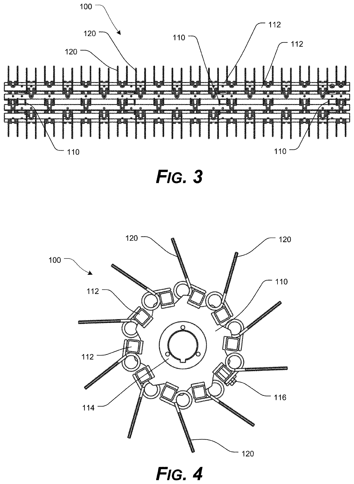 Threshing/Separating Device Having Tined Accelerator and/or Axial Rotor System