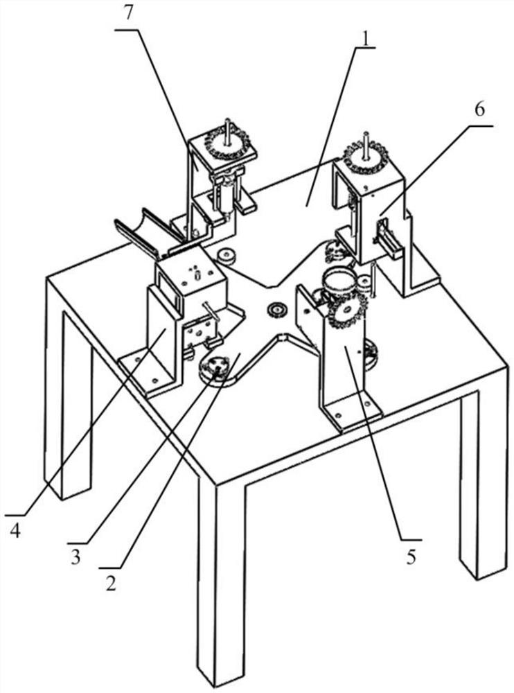 Small-caliber gun bullet small-batch automatic assembling device and control method thereof