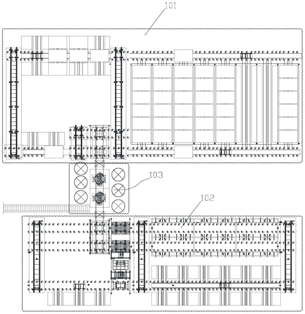 A production line of multi-purpose concrete prefabricated components and its application method