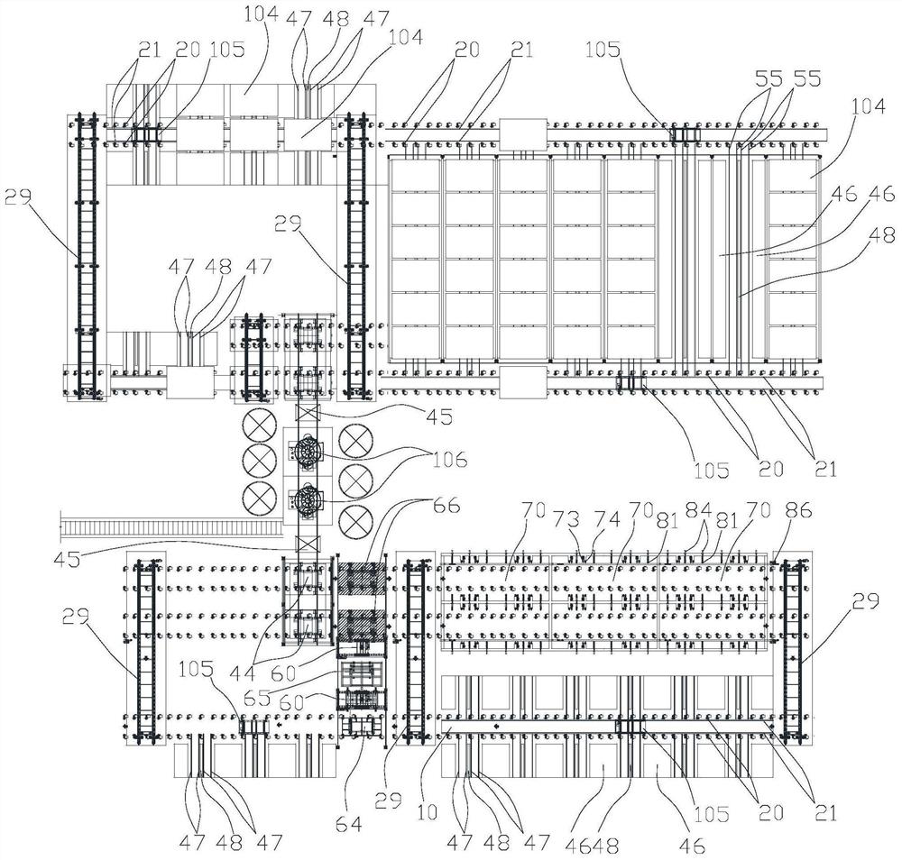 A production line of multi-purpose concrete prefabricated components and its application method