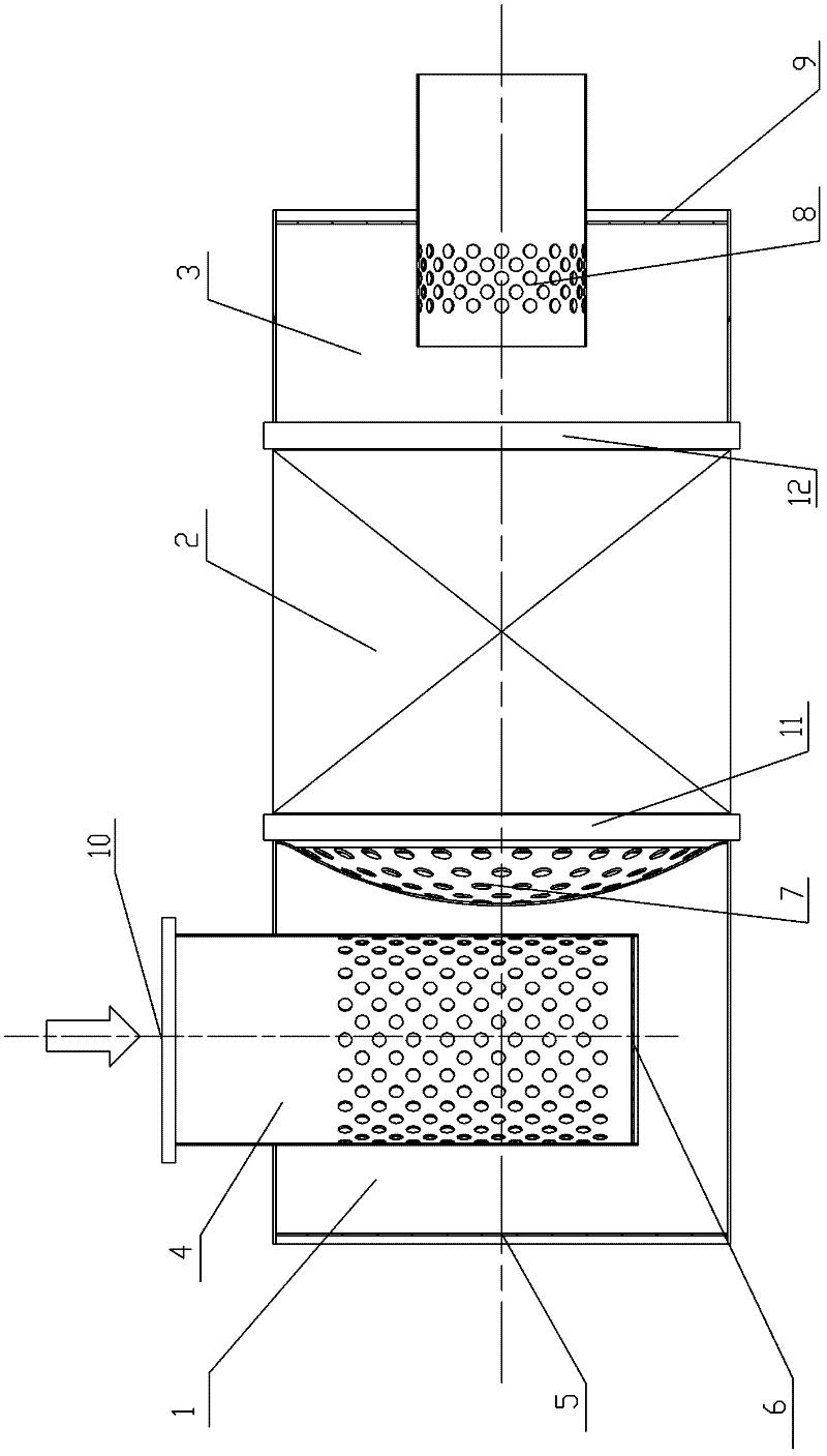 SCR (Selective Catalytic Reduction) catalytic conversion muffler