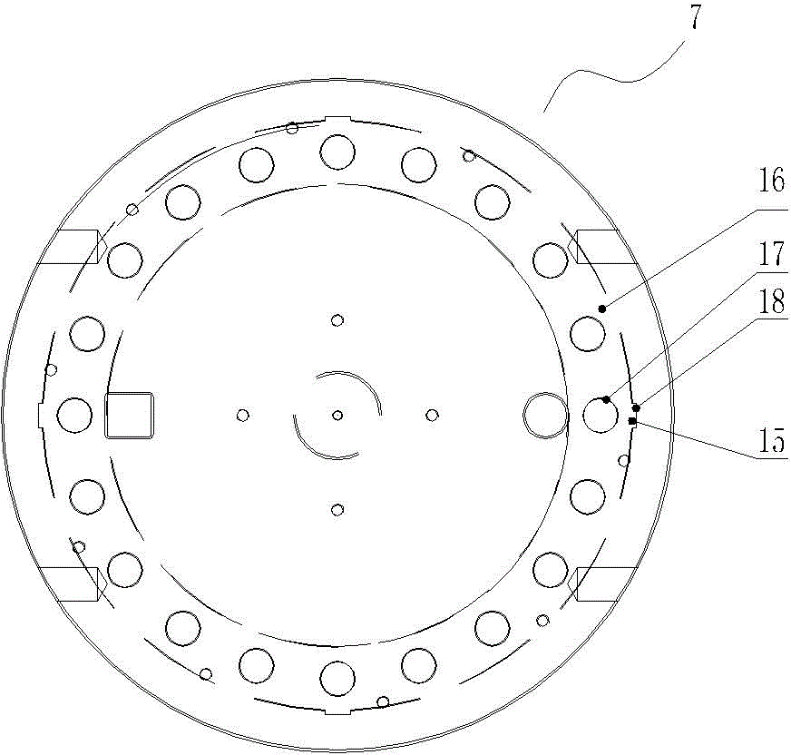 Rotatable anvil block structure