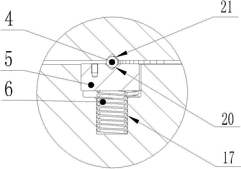 Rotatable anvil block structure