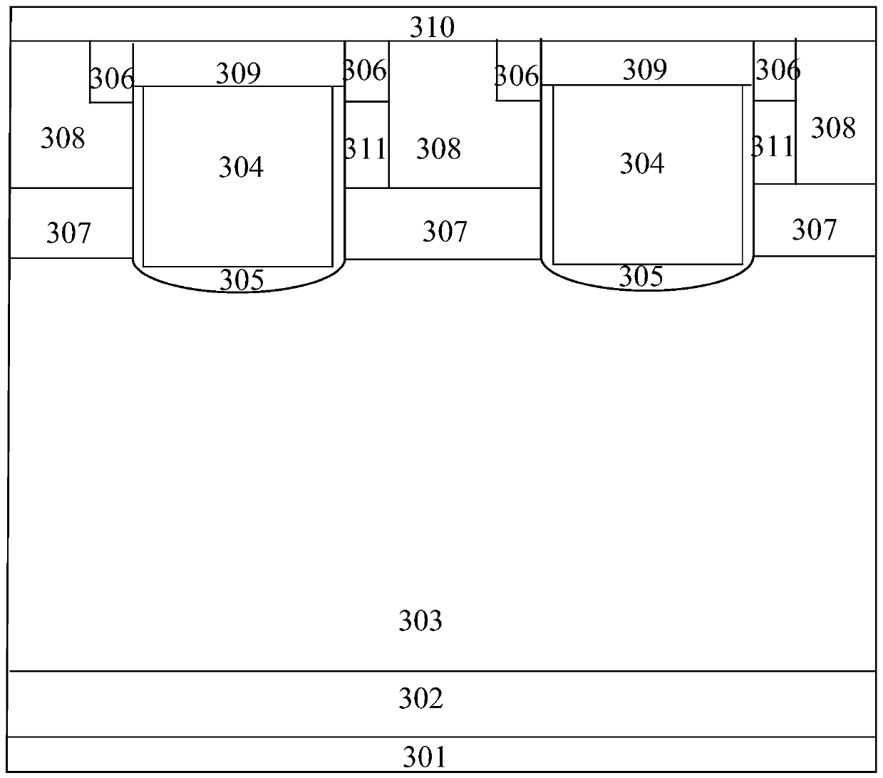 A gate-controlled thyristor device with improved turn-off characteristics