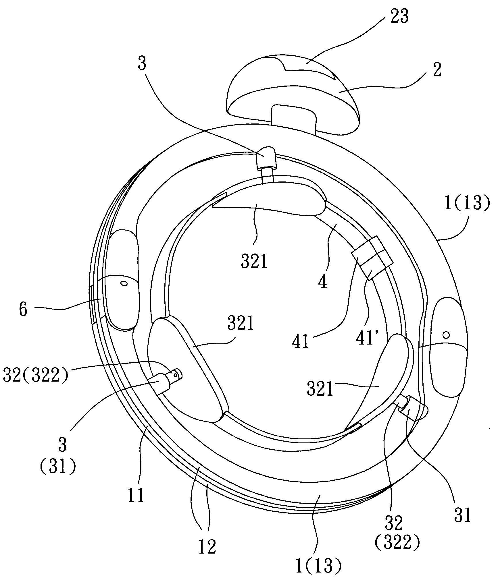 Structure of hula-hoop