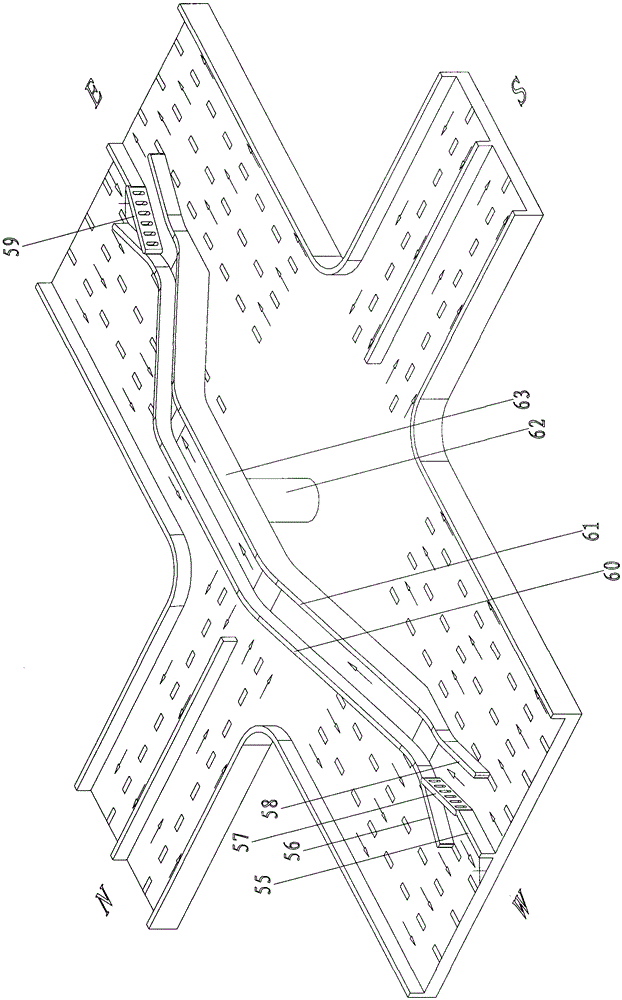 A fishtail overpass for urban traffic congestion relief