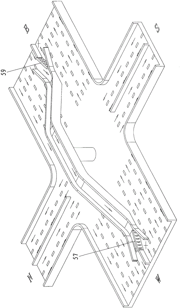 A fishtail overpass for urban traffic congestion relief