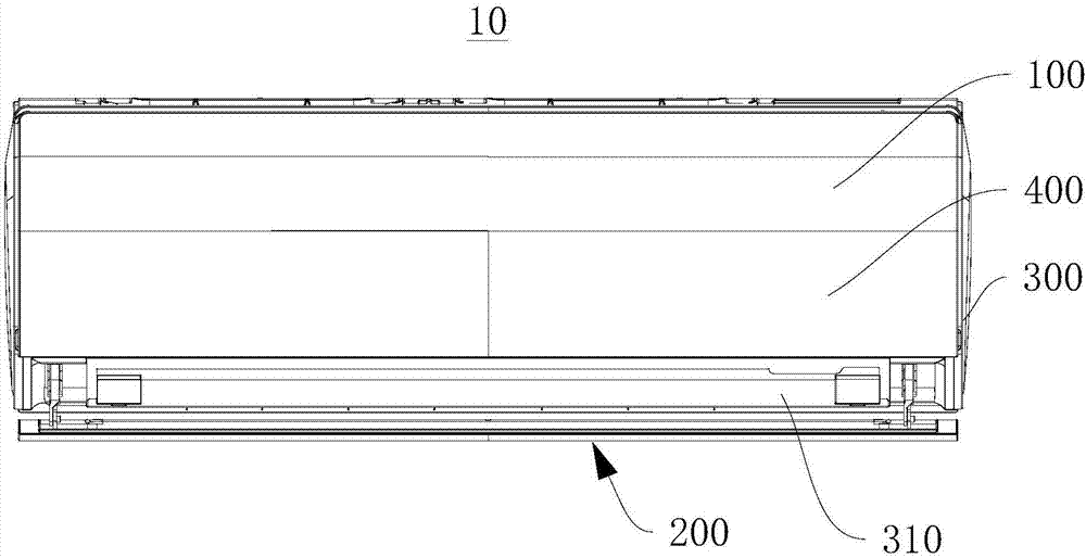 Air guide device of air conditioner, and air conditioner