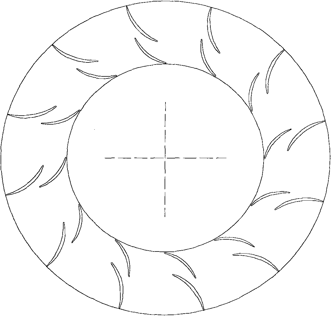 1/2-type tandem-blade diffuser