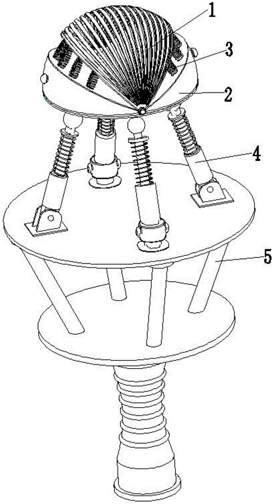 Full-automatic armpit hair removal and healthcare integrated machine