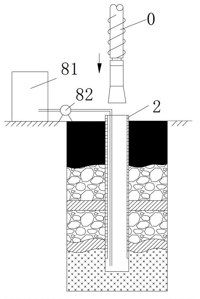 Construction method of bored pile