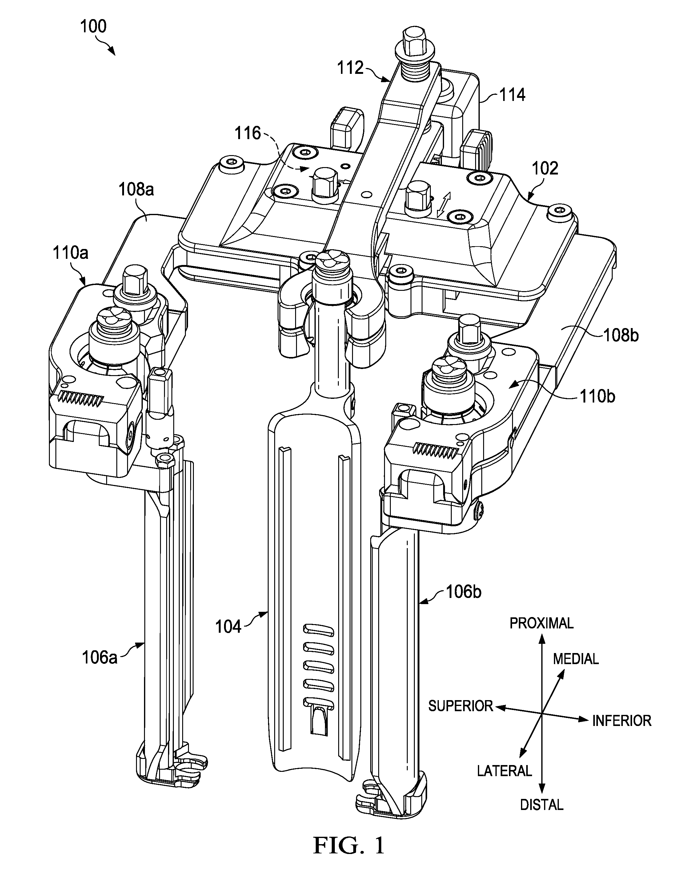 Integrated retractor-distractor system for use with modular bone screws