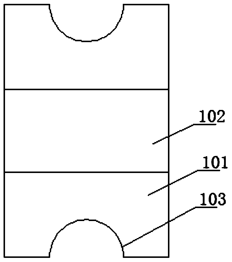 Horizontal plane regulating device for pipeline butt-joint