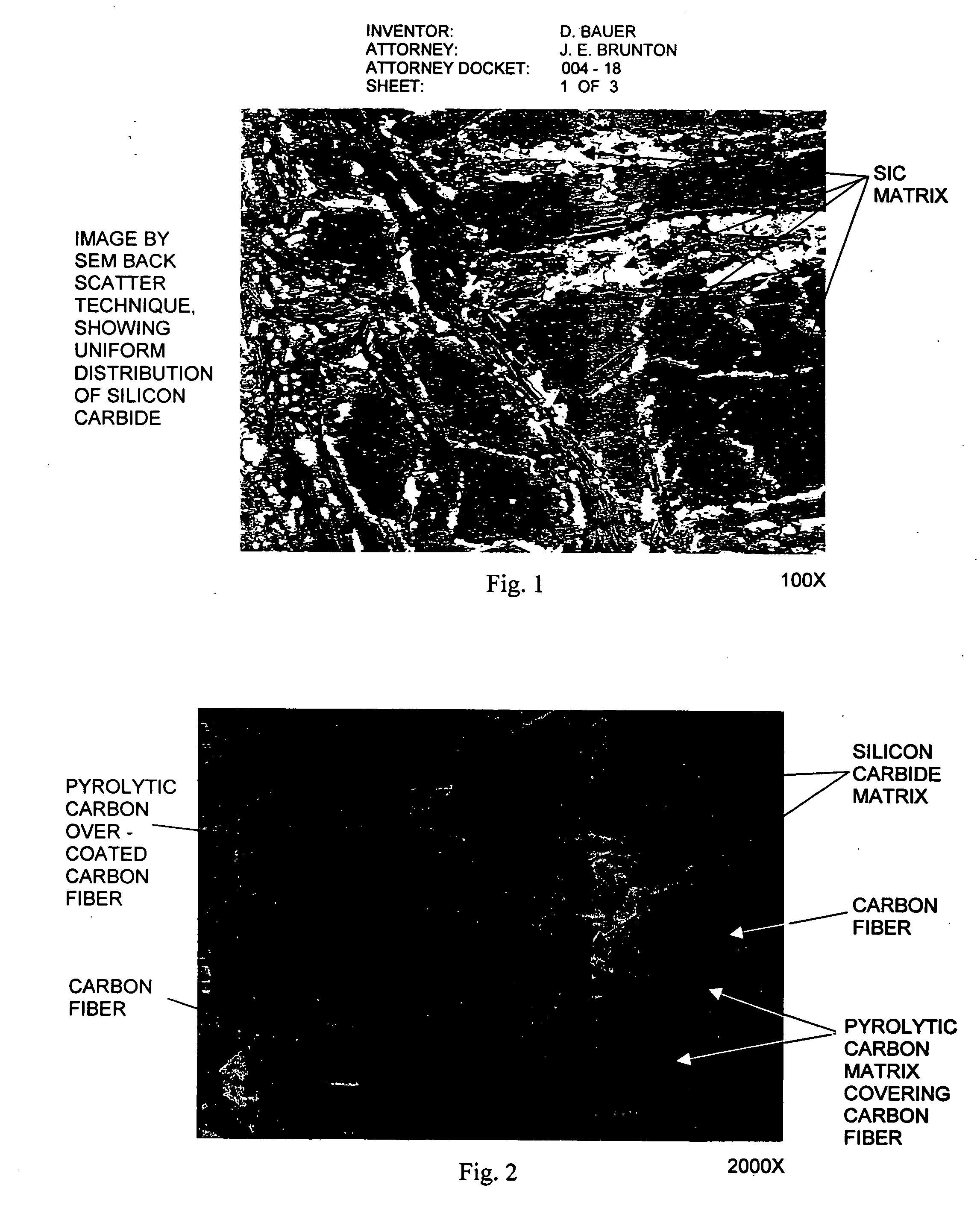 Carbon/ceramic matrix composites and method of making same