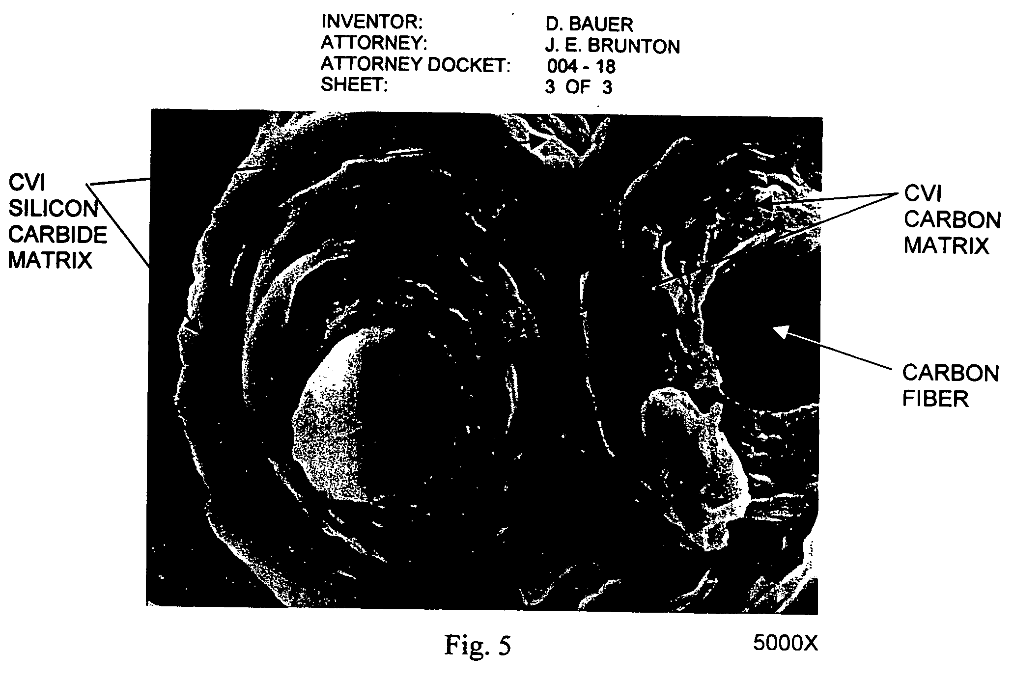 Carbon/ceramic matrix composites and method of making same