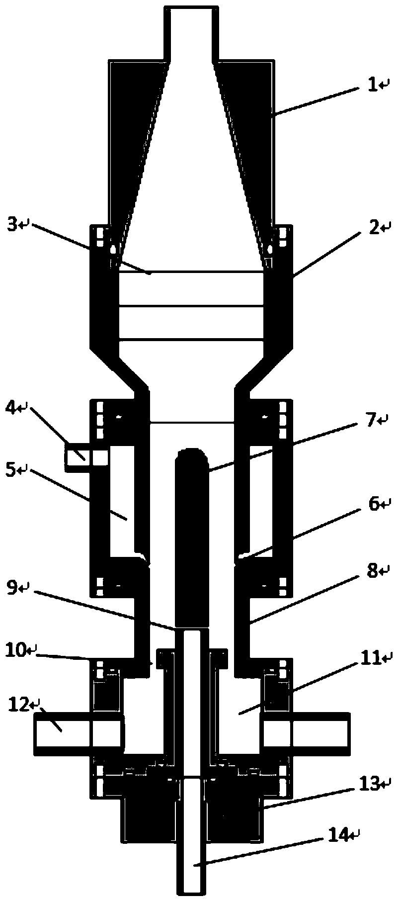 A 1-3 nanometer aerosol screening device based on electric mobility and its application