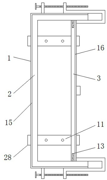 Pouring-size-adjustable modular pouring formwork for concrete plate manufacturing