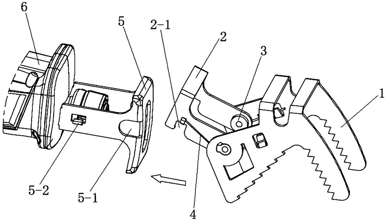 Clamping device for reciprocating saw and electric reciprocating saw with the clamping device