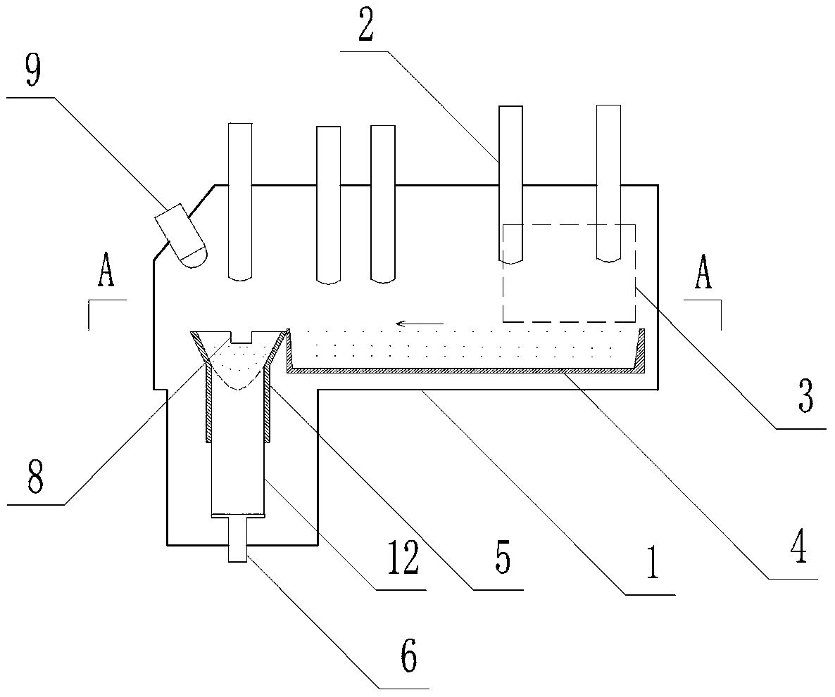 Two-machine two-flow electron beam cold bed smelting furnace