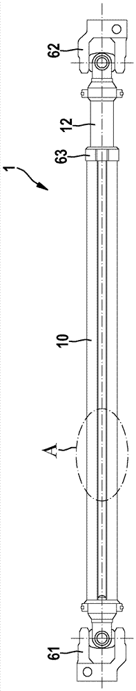 Intermediate steering shaft for a motor vehicle, and method for operating an intermediate steering shaft for a motor vehicle