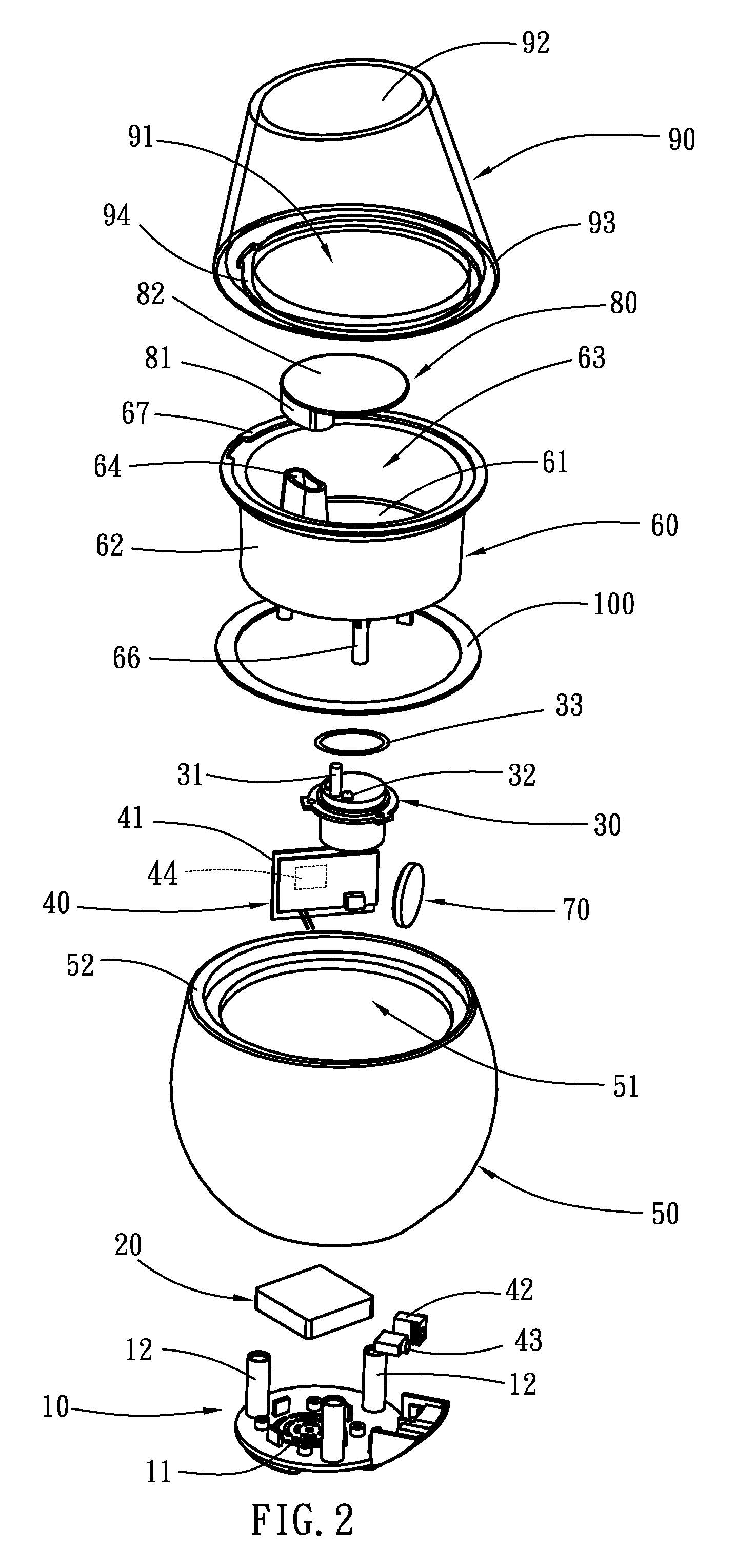 Aromatic nebulizing diffuser