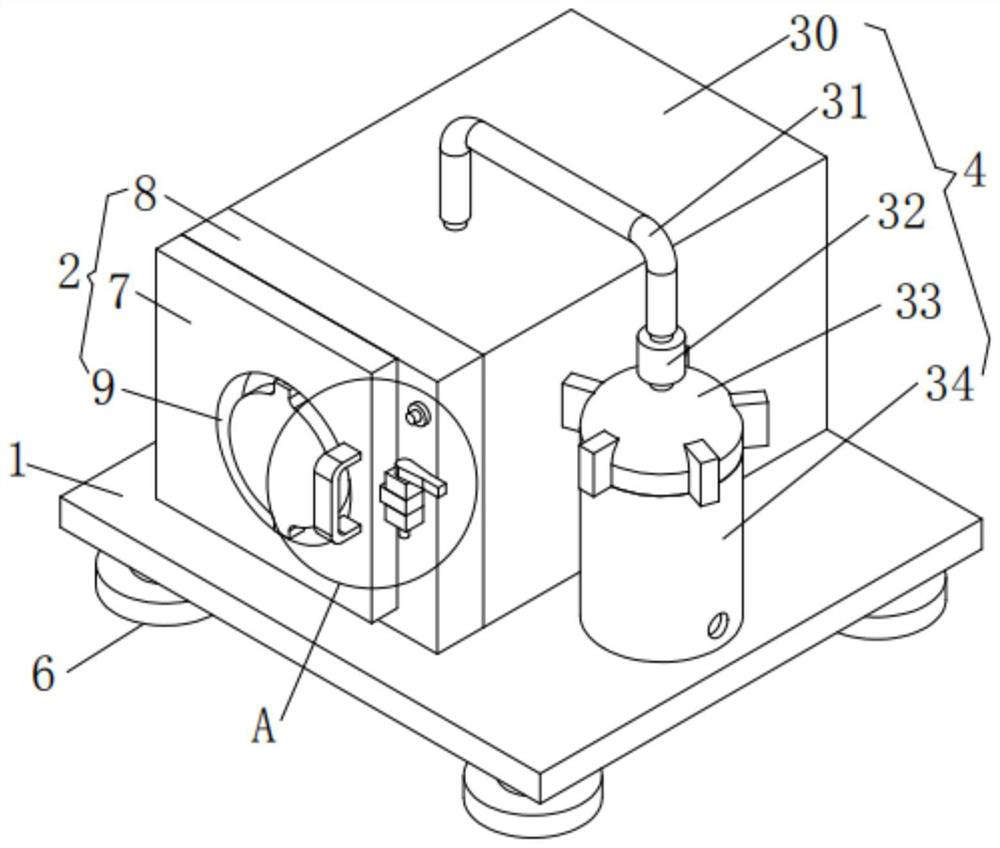 A trimming device for the production of injection molded parts of automobile lamps and its application method