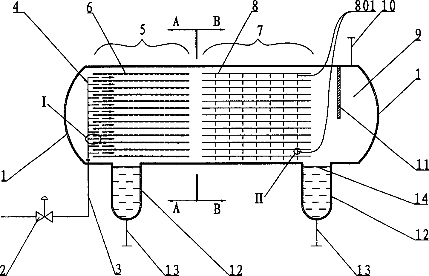 Electric dewatering and desalting appliance for crude oil