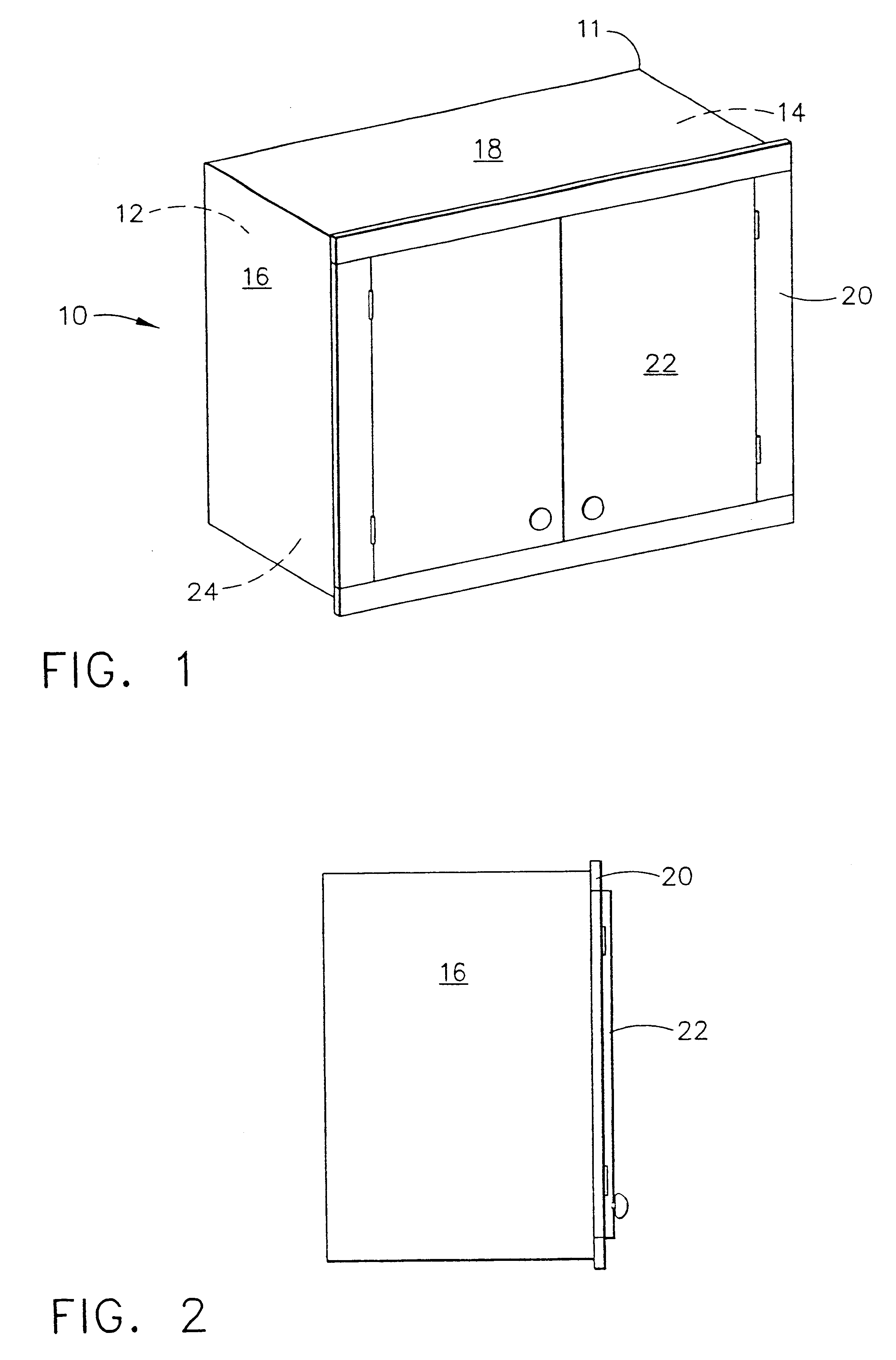 Cabinet with downward extendable/retractable shelves