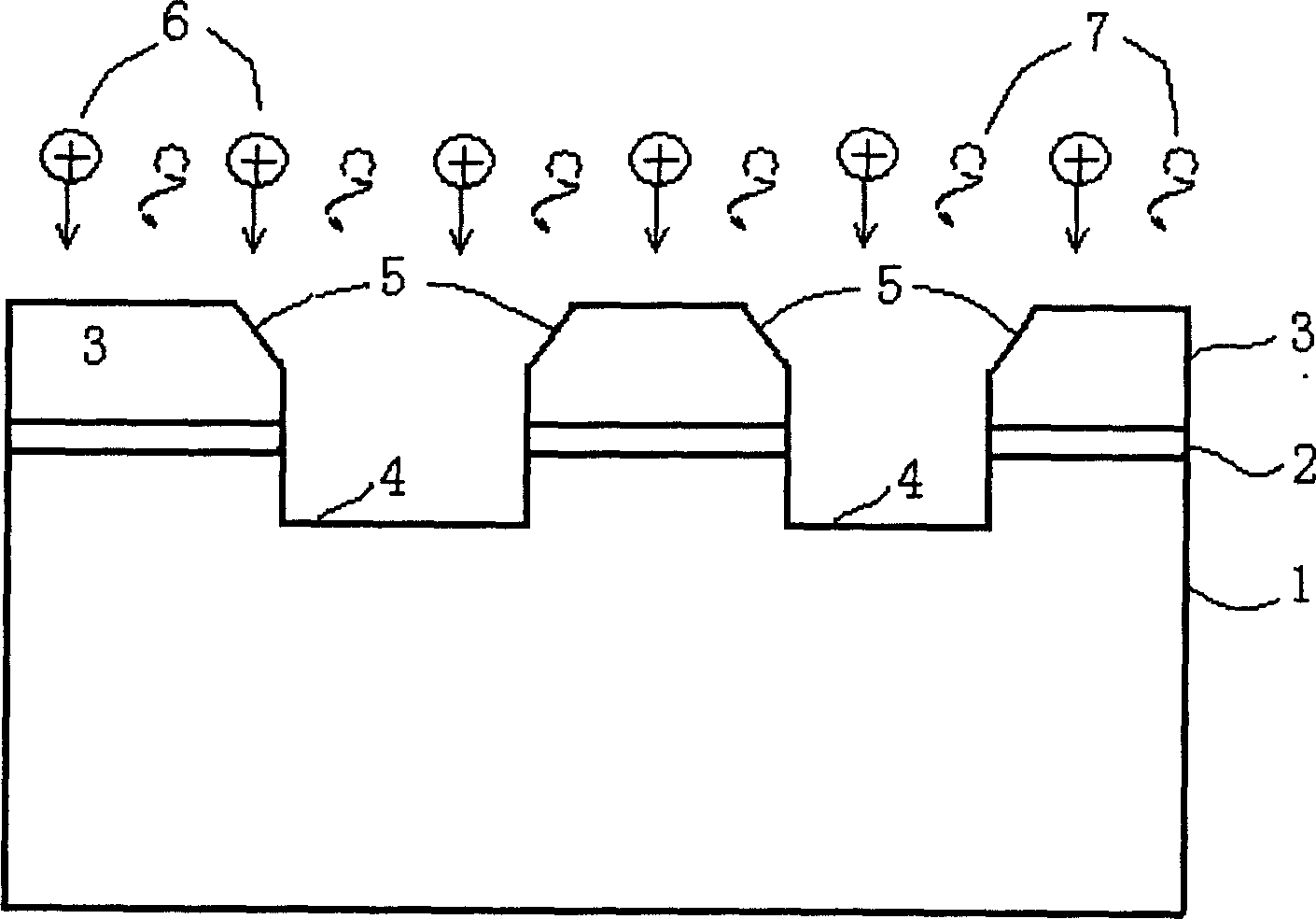 Method for reaction ion deep etching to silica using compound mask