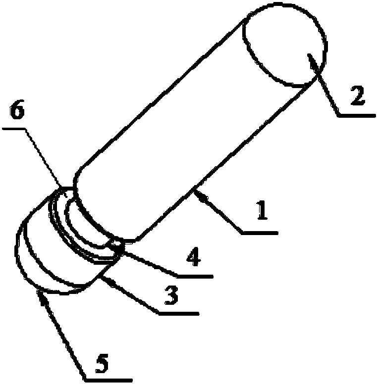 Low-voltage end electrode of power transmission line gap lightning arrester