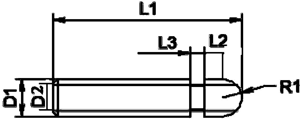 Low-voltage end electrode of power transmission line gap lightning arrester