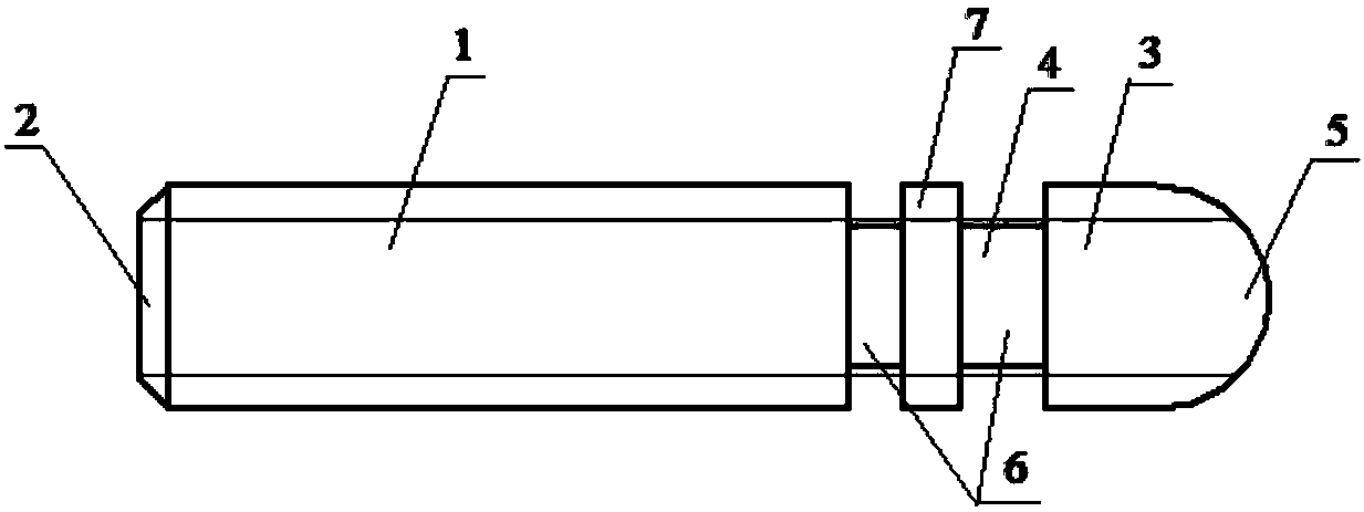 Low-voltage end electrode of power transmission line gap lightning arrester