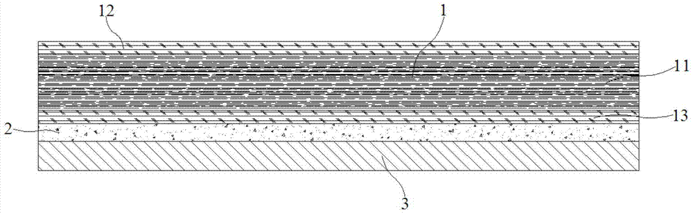 Heat conduction graphite paster for adhesive tape and preparing method of heat conduction graphite paster