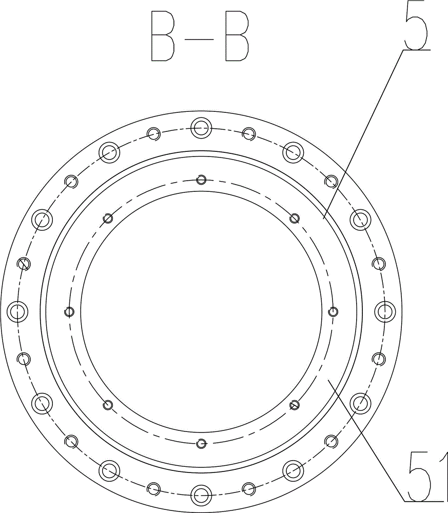 Stern shaft tail tube device for ship and method for mounting stern shaft tail tube device