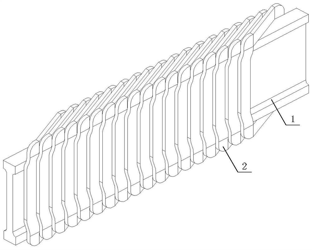 Double-layer full-pitch winding coreless linear permanent magnet synchronous motor