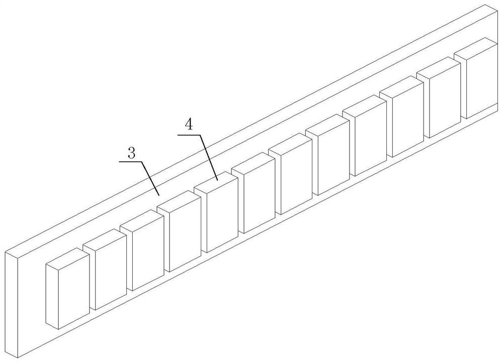 Double-layer full-pitch winding coreless linear permanent magnet synchronous motor