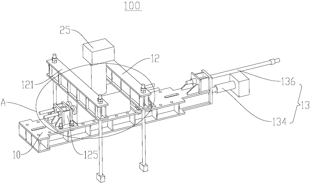 Static gantry and pseudo-static seismic testing device