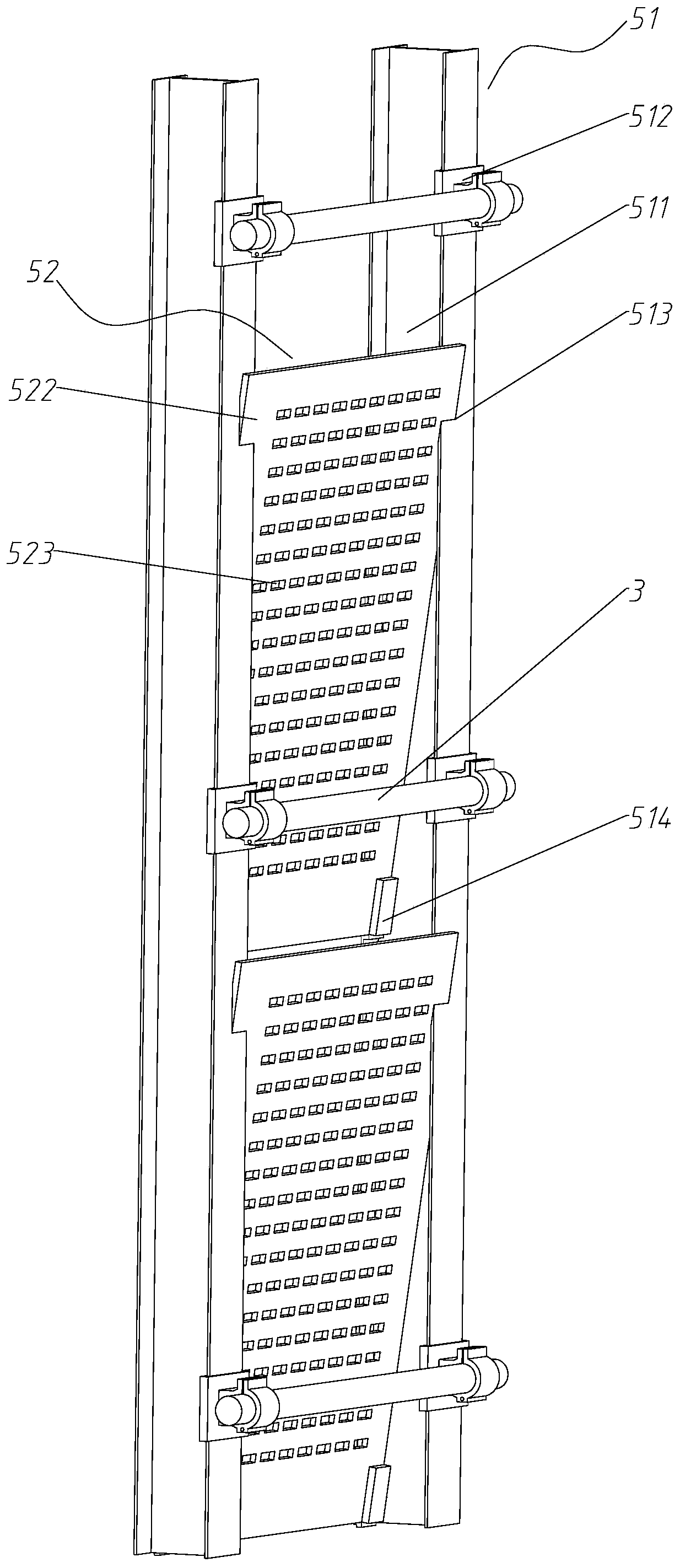 Novel windproof sound-insulating climbing frame