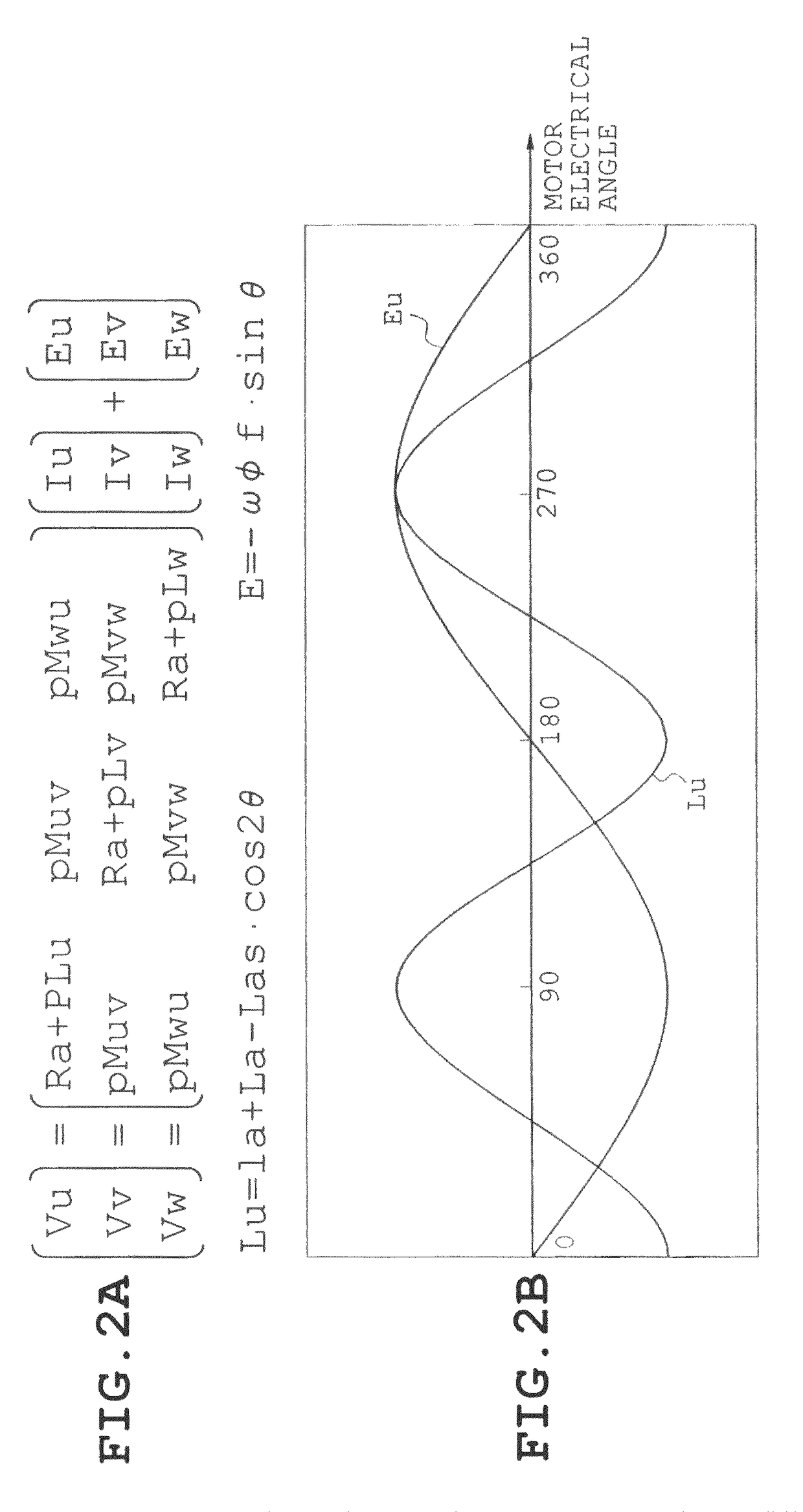 Motor magnetic pole position detecting device