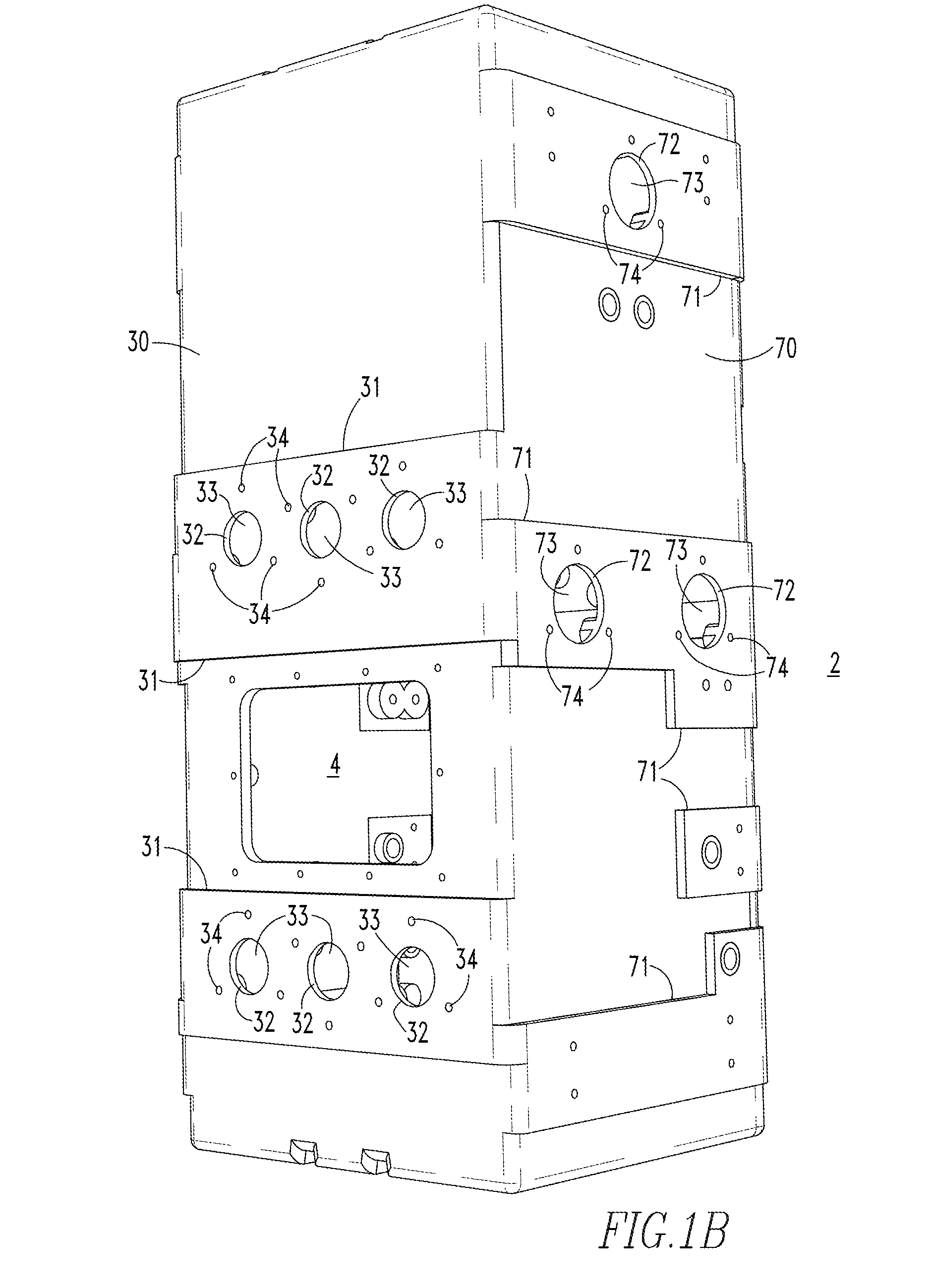 Switchgear assembly, and submersible electrical enclosure and method of manufacturing a submersible electrical enclosure therefor