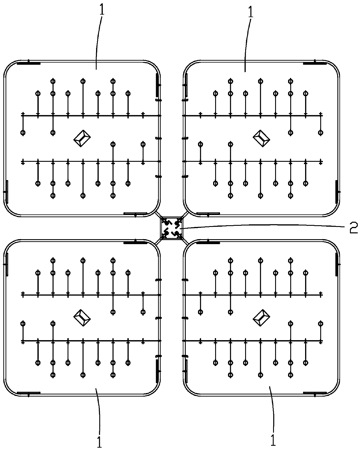 Prawn aquaculture method